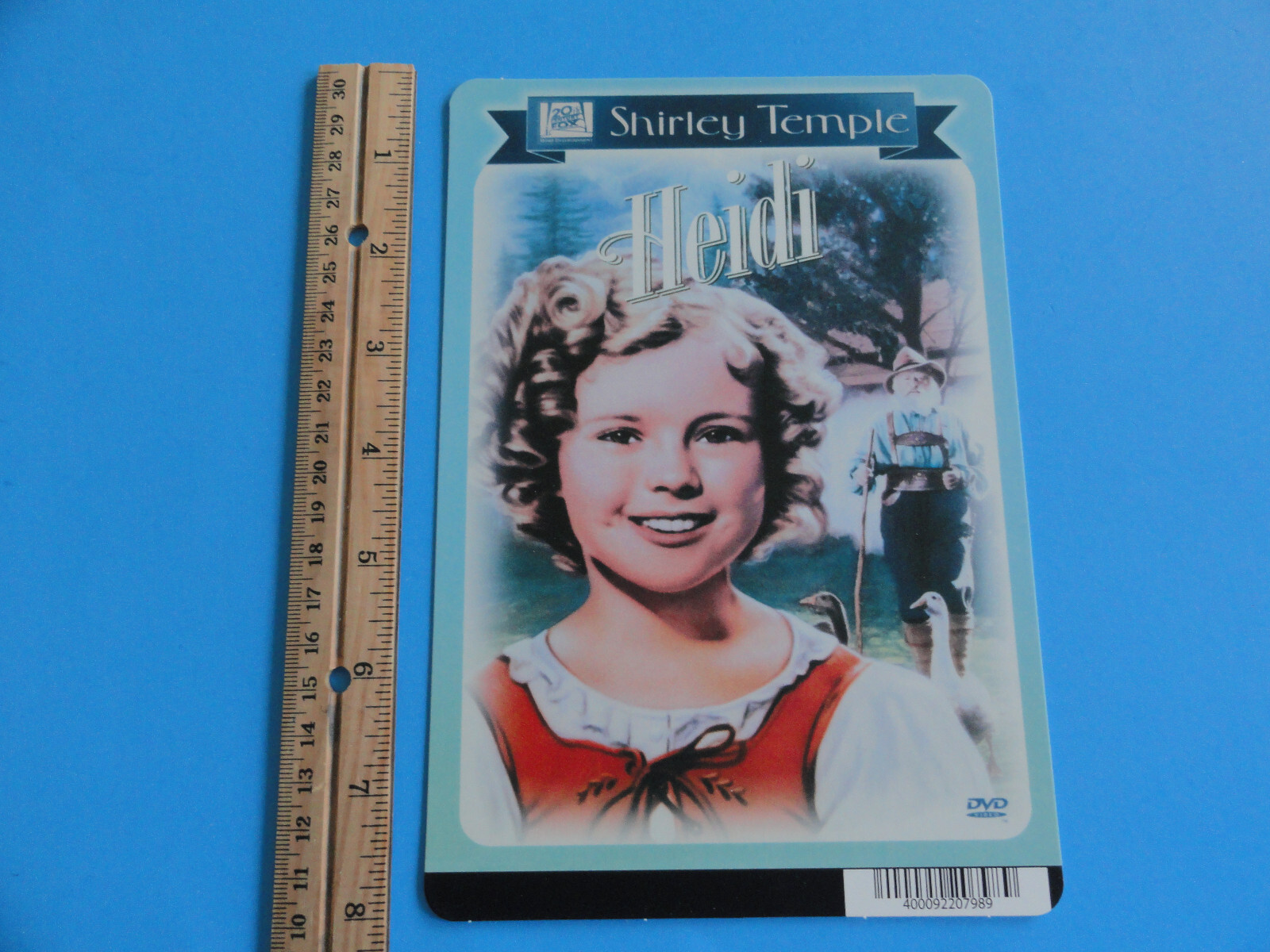 SHIRLEY TEMPLE: HEIDI - BLOCKBUSTER VIDEO BACKER CARD 5\
