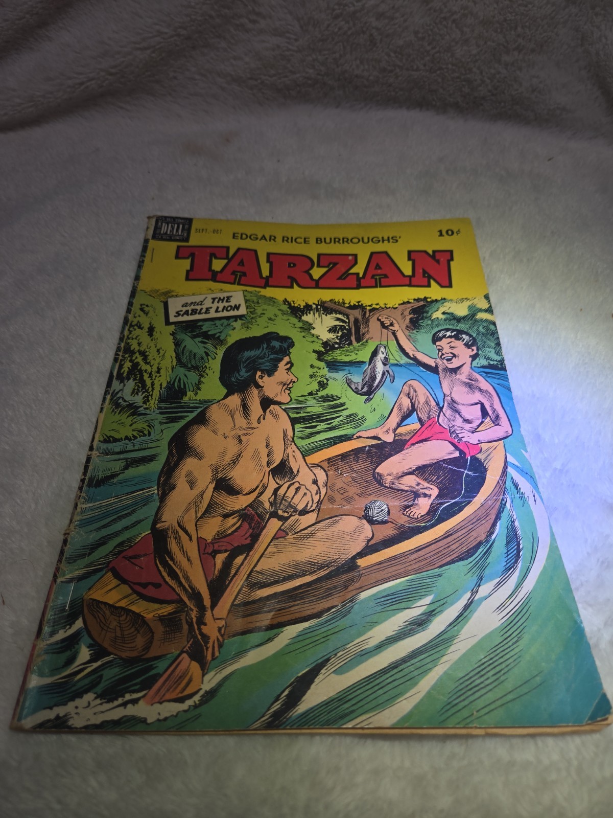 Edgar Rice Burroughs' Tarzan #11 VG/FN 10 Cent Dell Comics Golden Age 1949 Edgar Rice Burroughs' Tarzan #11 VG/FN 10 Cent Dell Comics Golden Age 1949
