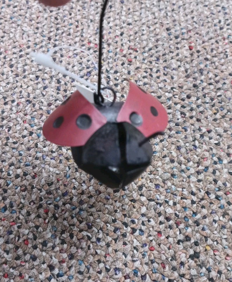 Adorable Metal Bell Hanging Ladybugs Adorable Metal Bell Hanging Ladybugs