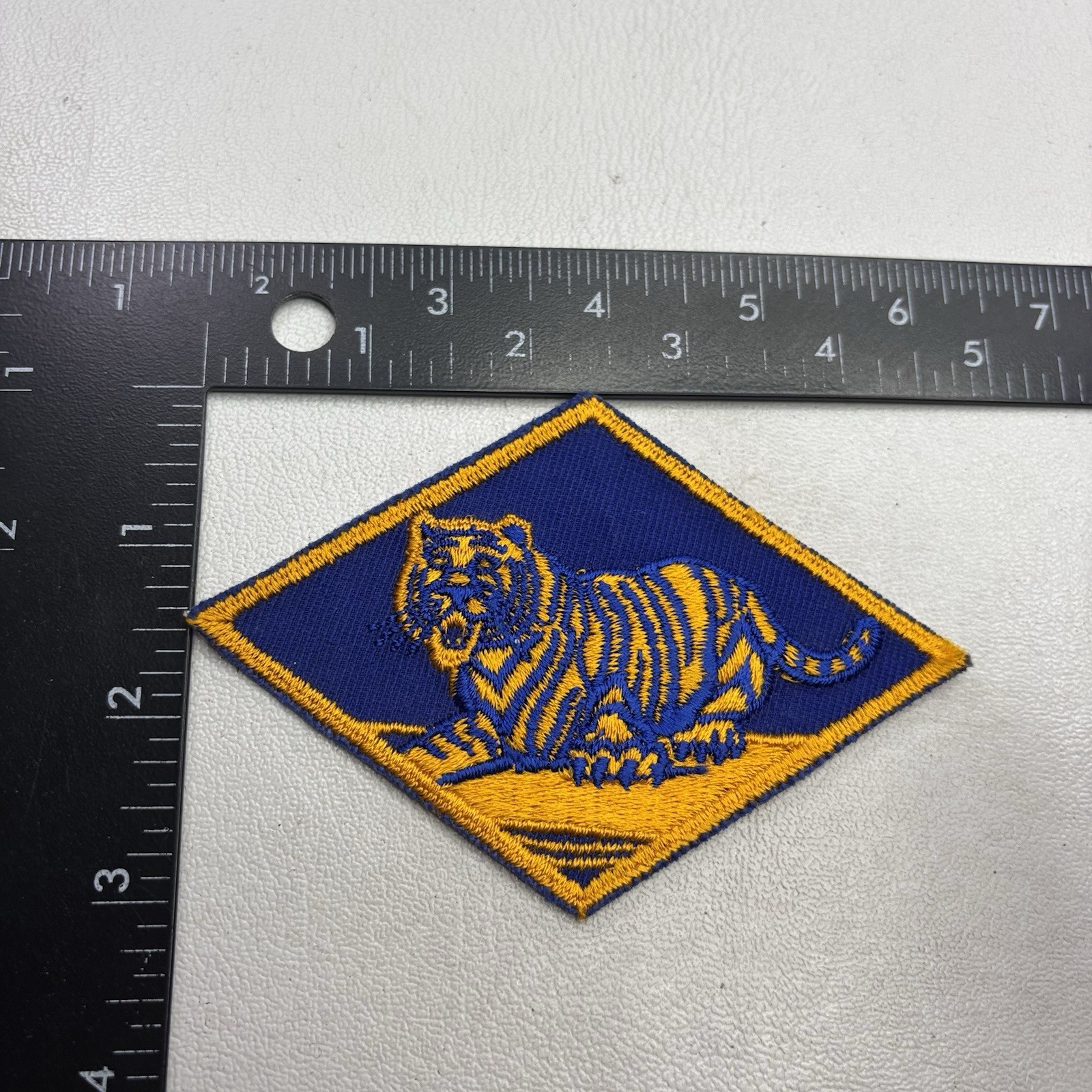 Vtg Gorgeous Old TIGER Patch (Possibly ROTC JROTC / MILITARY SCHOOL Patch) 60a2