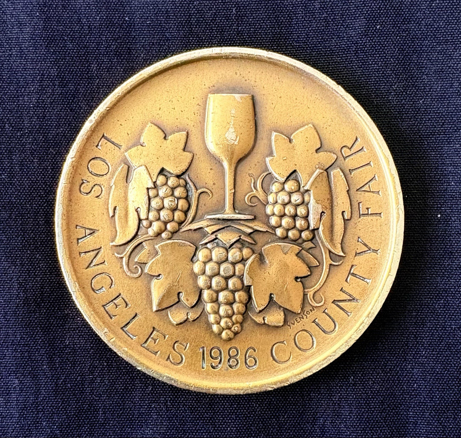 1986 Los Angeles County Fair Medallic Art Company Bronze Collectible Medal Coin 1986 Los Angeles County Fair Medallic Art Company Bronze Collectible Medal Coin