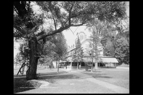 Photo:Saratoga Springs New York White Sulphur Springs Hotel c1900 Resort