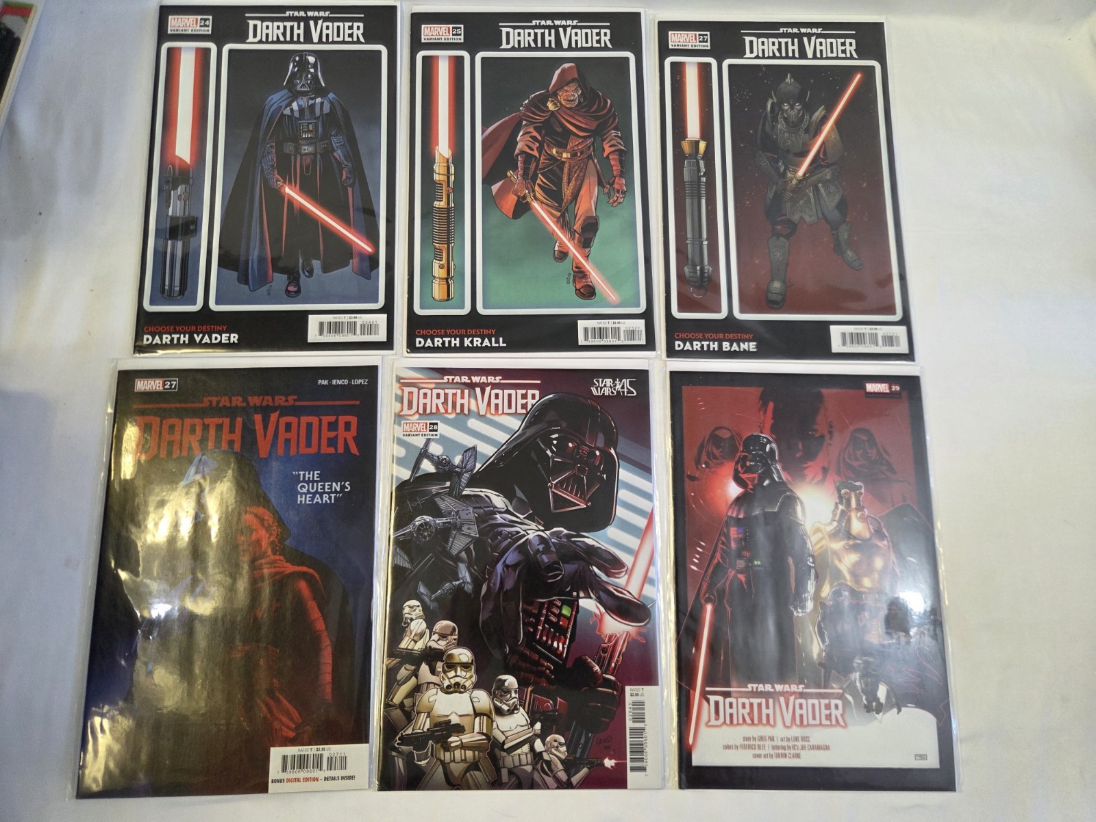 Marvel Star Wars: Darth Vader Comic Book Lot of 35 Mixed some variants Marvel Star Wars: Darth Vader Comic Book Lot of 35 Mixed some variants