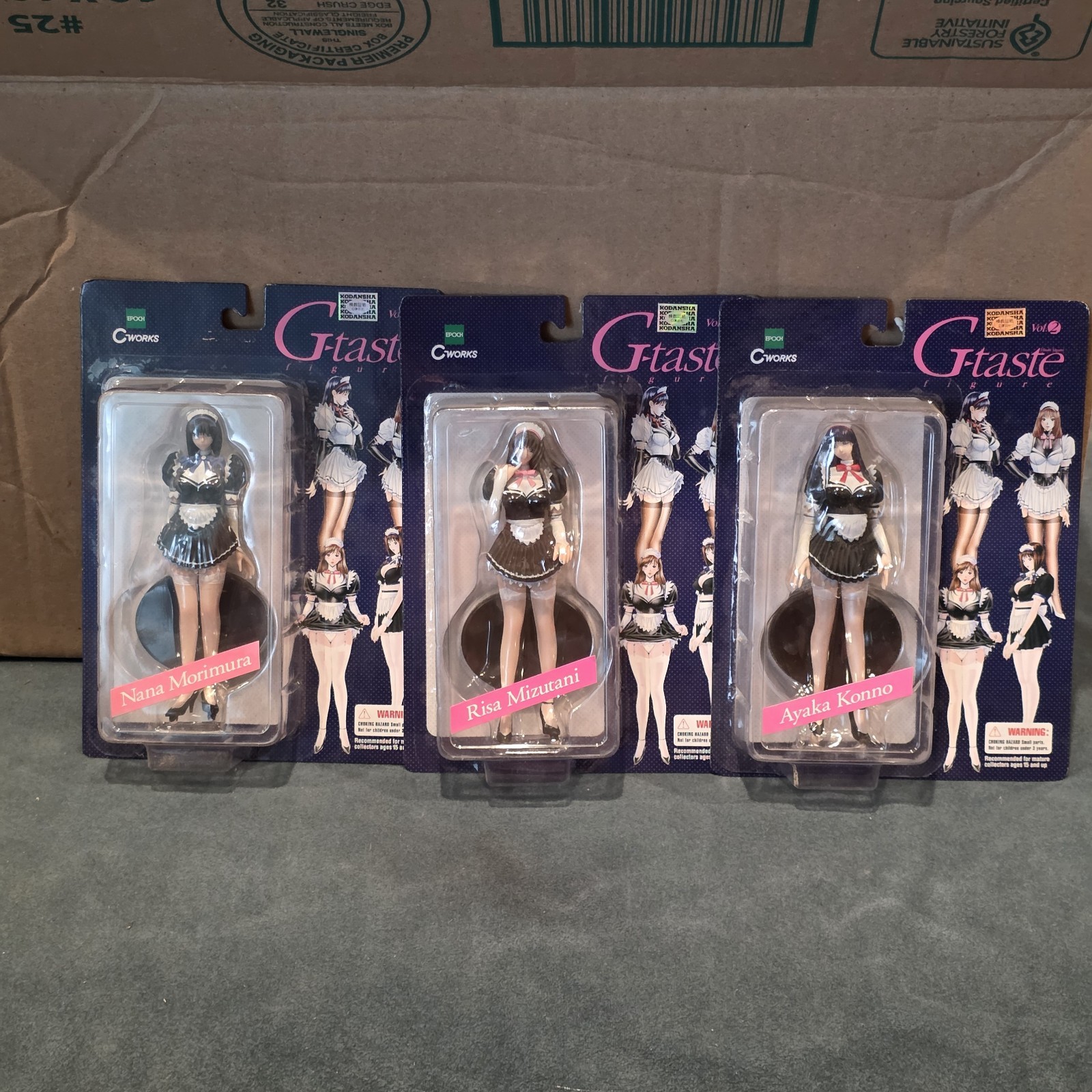 Lot Of 3 Epoch C-Works G-taste Vol.2 Nana Morimura Risa Mizutani Boxed Anime NEW