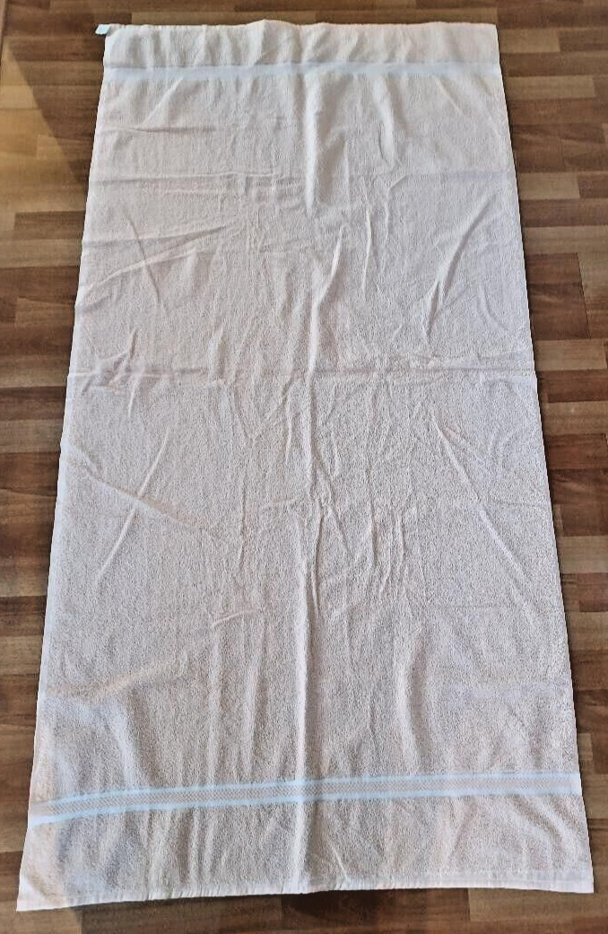 Vintage STEVENS Bath Sheet - Towel Peach NEW Made in the USA 35 Vintage STEVENS Bath Sheet - Towel Peach NEW Made in the USA 35