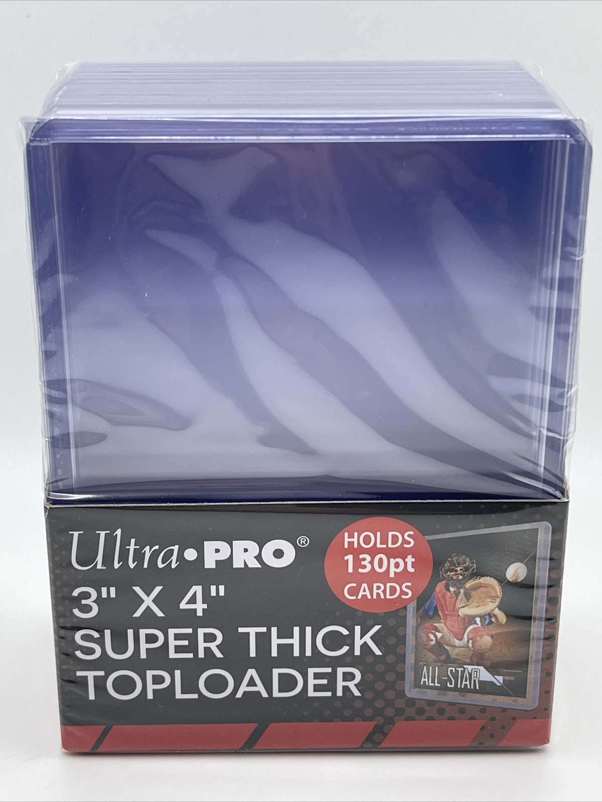 Ultra Pro 3X4 Super Thick Toploaders 130pt Point 1 Pack of 10 for Thick Cards Ultra Pro 3X4 Super Thick Toploaders 130pt Point 1 Pack of 10 for Thick Cards