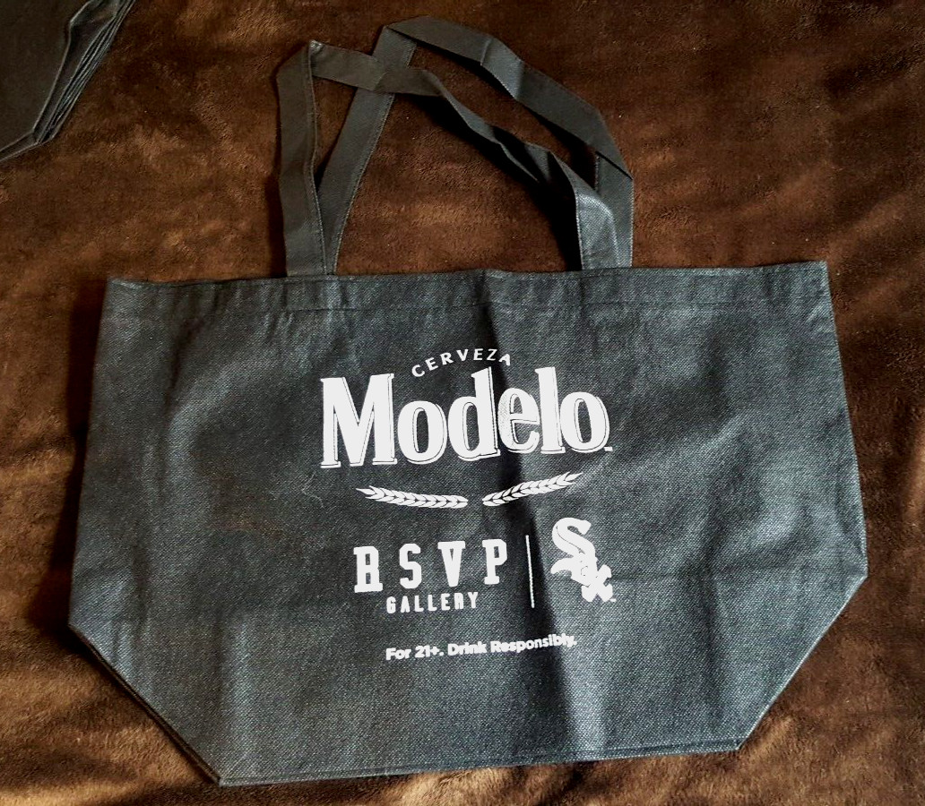 MODELO BEER RSVP GALLERY CHICAGO WHITE SOX MLB ⚾ REUSEABLE SHOPPING STADIUM BAG