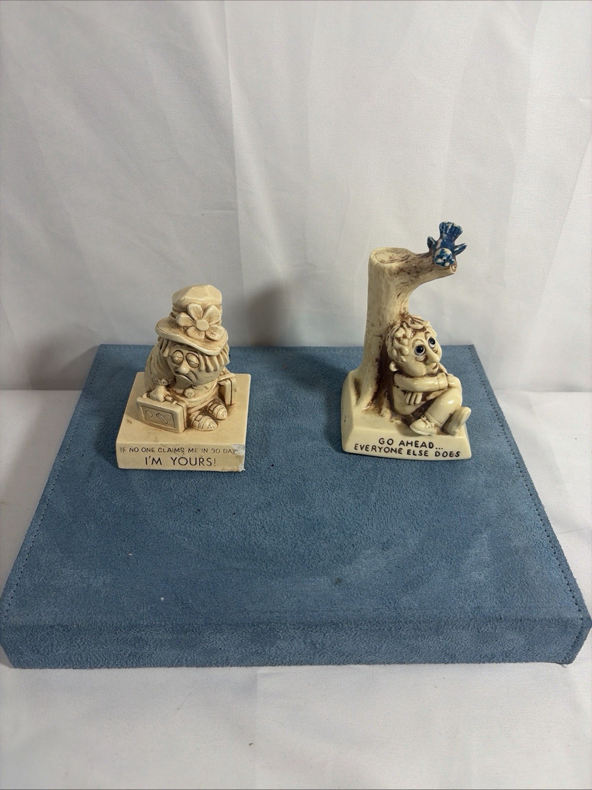 Vintage 1960s Paula & Russ Berrie Sillisculpt Figurines Lot (1966 & 1968) Retro⁠
