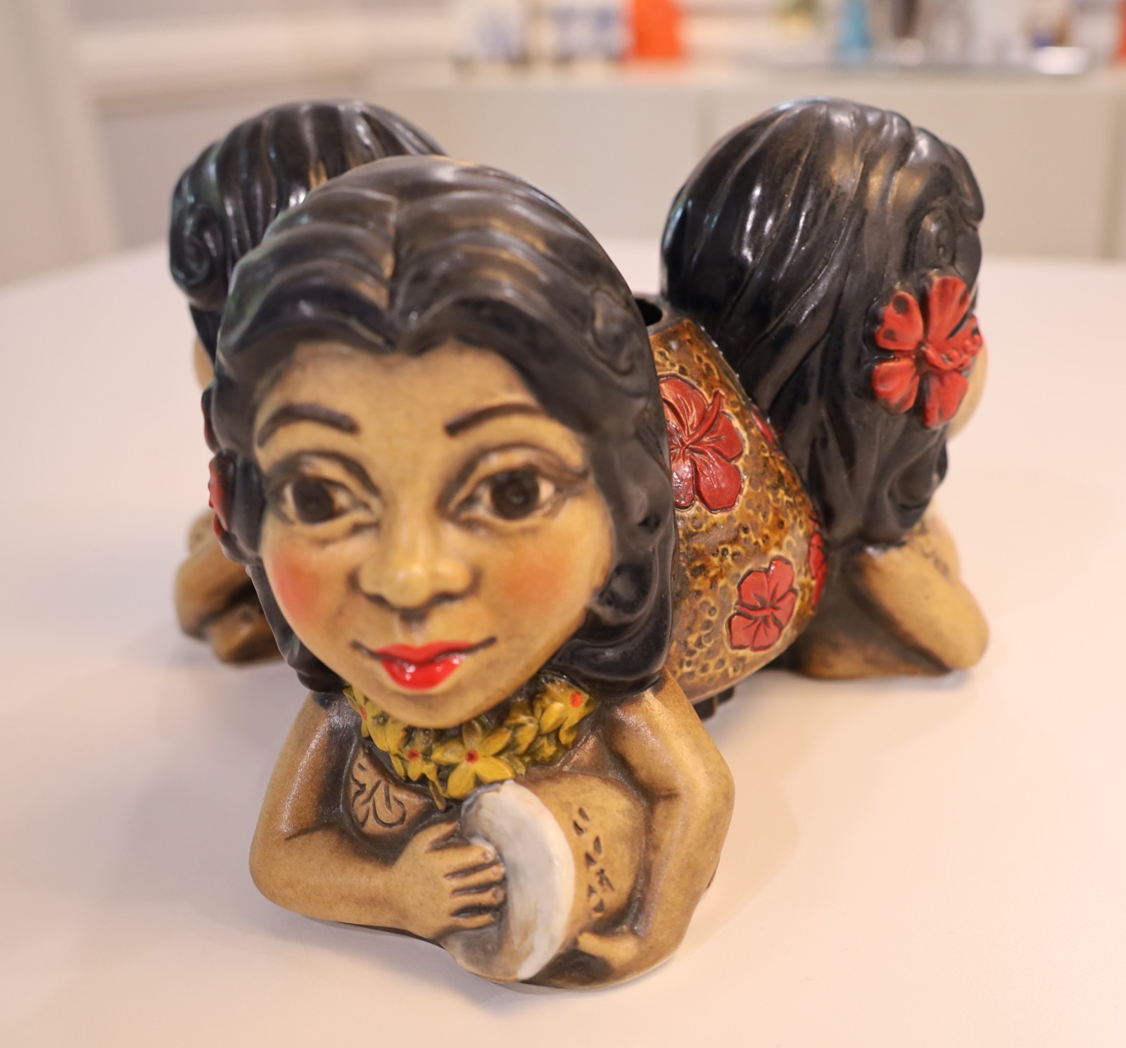 TIKI CALIENTE 12 FEMALE MENEHUNE TIKI BOWL / MUG DOUG HORNE EEKUM BOOKUM RARE TIKI CALIENTE 12 FEMALE MENEHUNE TIKI BOWL / MUG DOUG HORNE EEKUM BOOKUM RARE