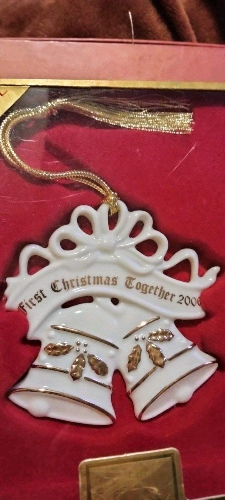 Exquisite Lenox 2006 Bone China Christmas Ornament 