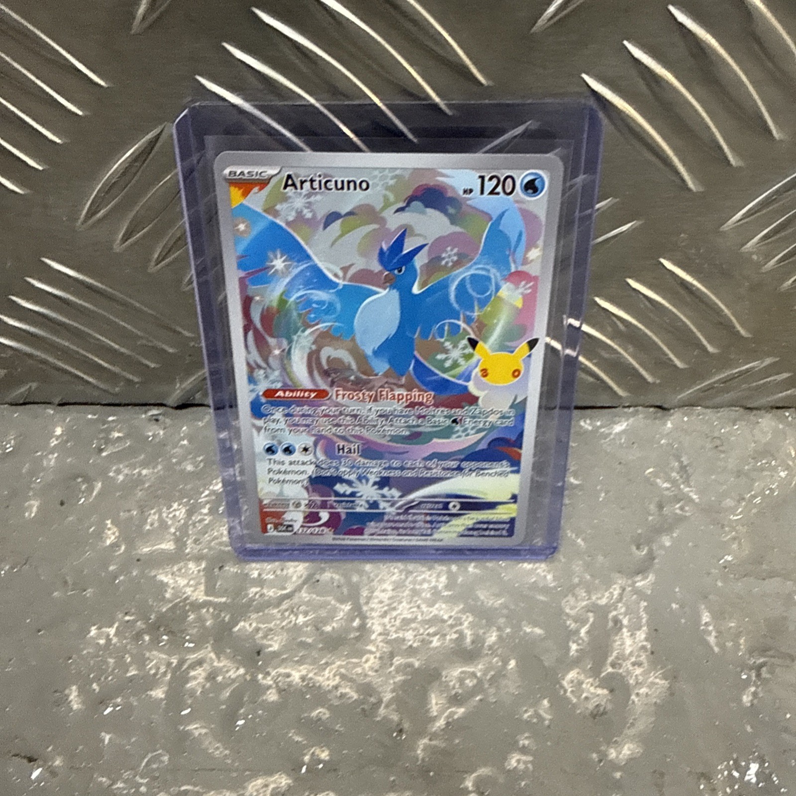 Pokémon 30th Celebration Articuno 132/128 Illustration Rare Pokémon 30th Celebration Articuno 132/128 Illustration Rare