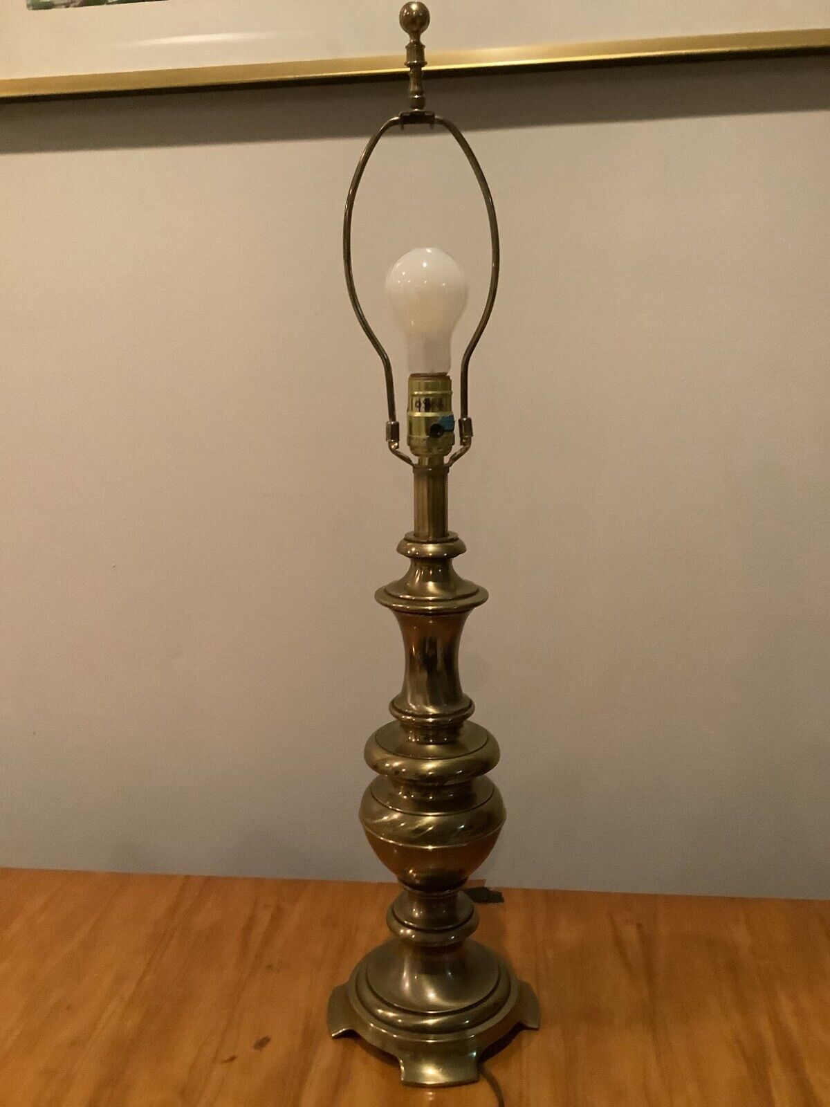 Stiffel Brass Lamp Vintage MCM 30\