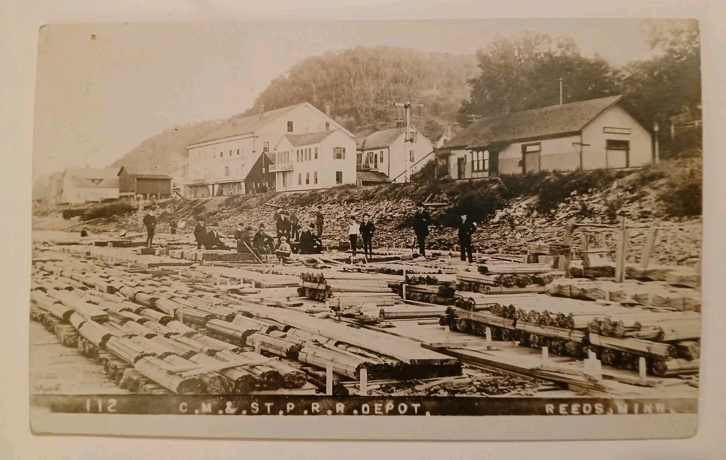 Vintage Scarce Reeds Landing RailRoad Depot