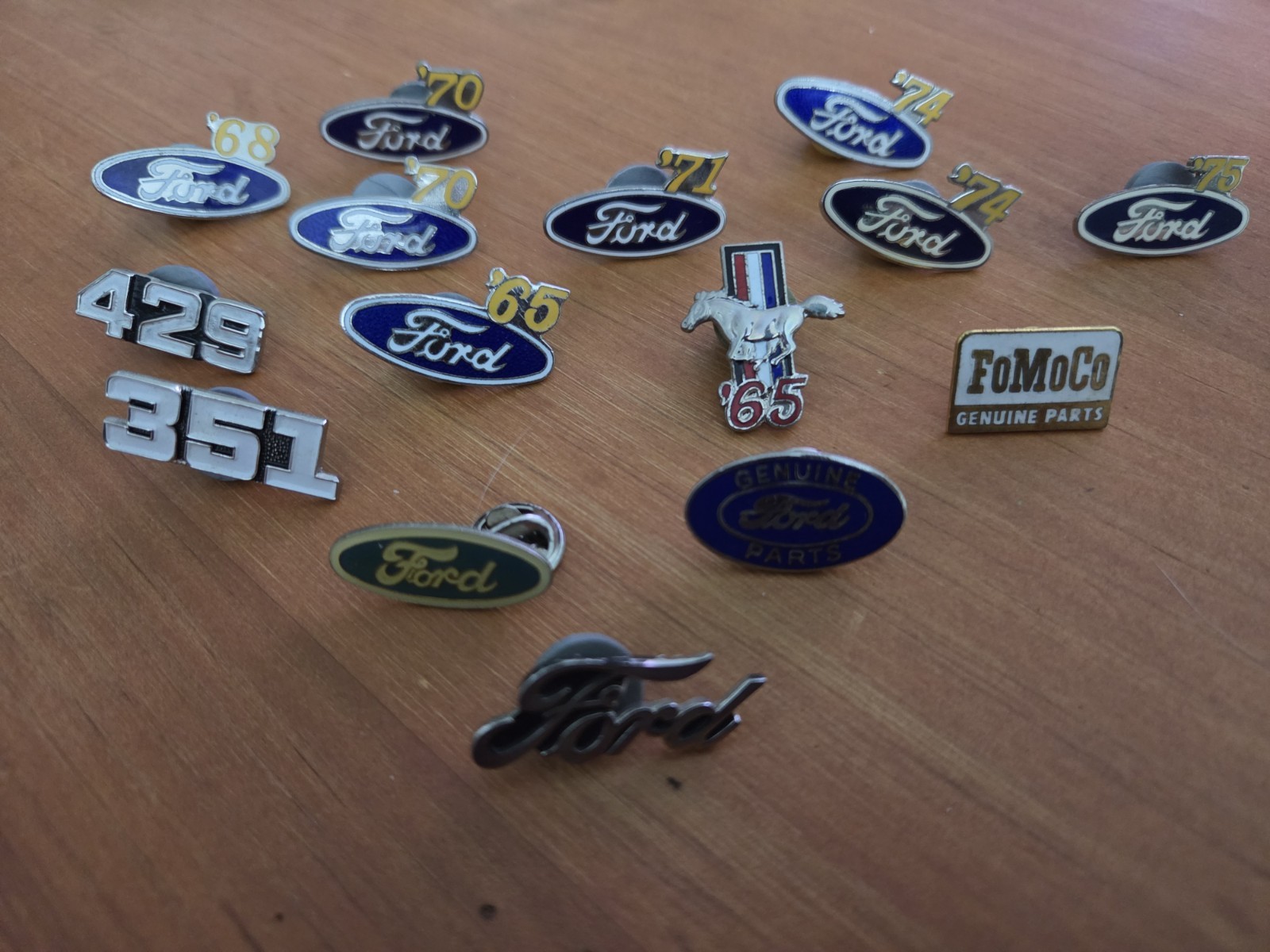 Vtg Ford Lot Of 15 Various  Automotive Lapel Hat Pins (1970s/1980s) Memorabilia 