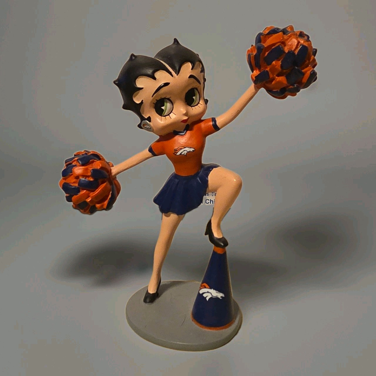 The Hamilton Collection Betty Boop Belle of The Broncos Handbell Figurine 0552
