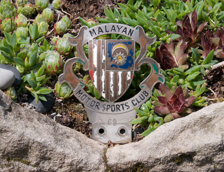 VINTAGE RADIATOR CAR CLUB BADGE # MALAYAN MOTOR SPORTS CLUB MALAYSIA