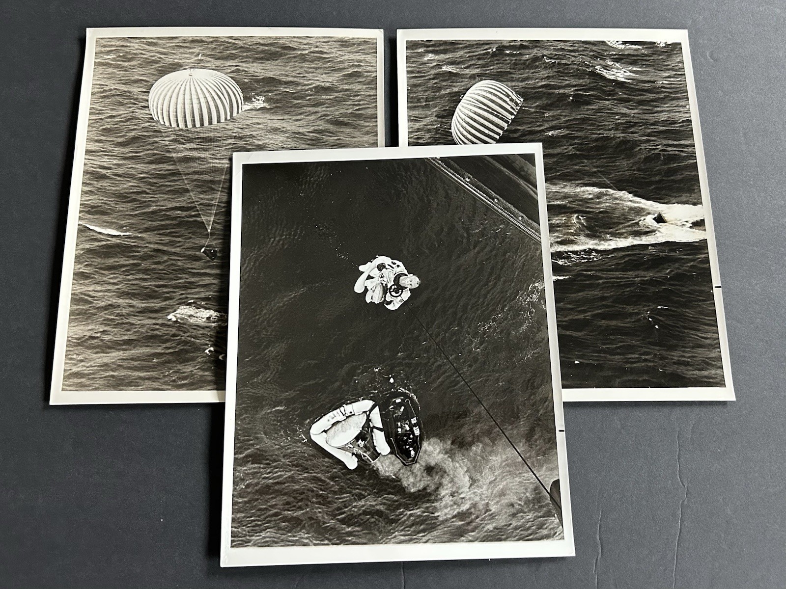1966 NASA Gemini 12 Splashdown Recovery Edwin Buzz Aldrin, Jr. Press Photo lot