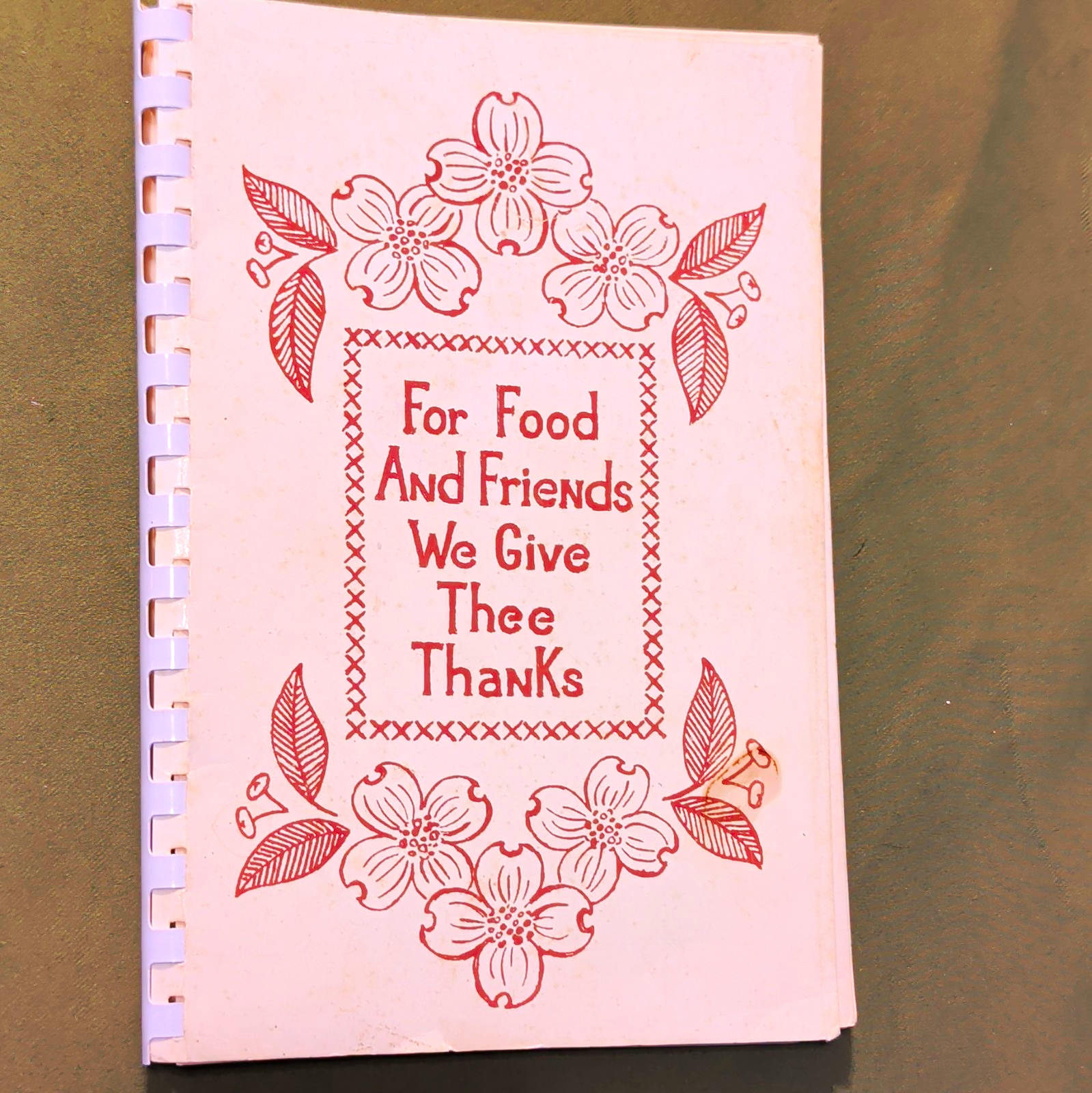 St. James Junior Club 1973 Spiralbound Cookbook For Food & Friends St. James Junior Club 1973 Spiralbound Cookbook For Food & Friends