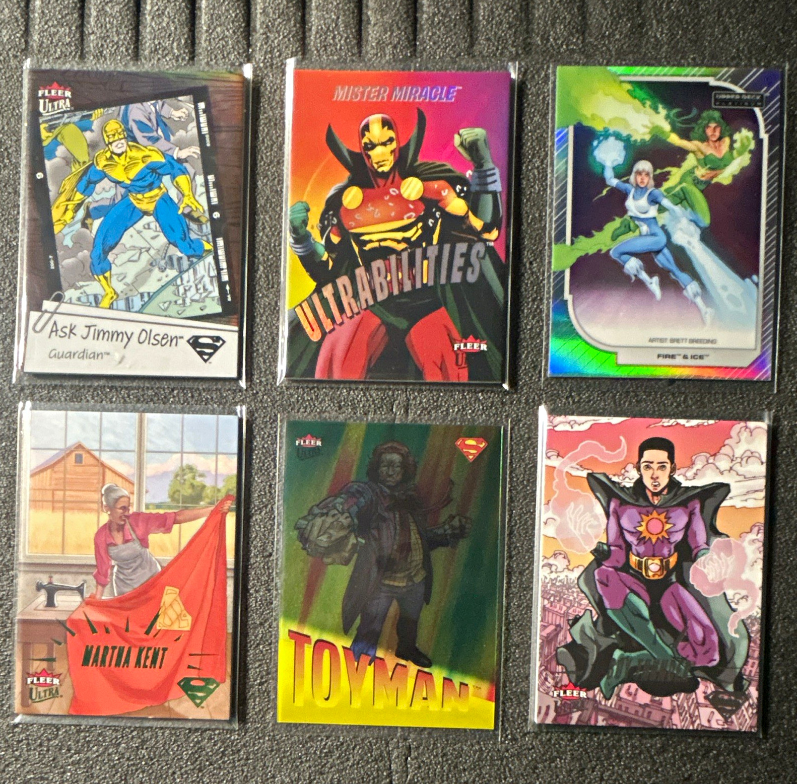 1996 Fleer Ultra Superman Non-Sport Card Lot of 6 Insert (Mister Miracle)ord028 1996 Fleer Ultra Superman Non-Sport Card Lot of 6 Insert (Mister Miracle)ord028