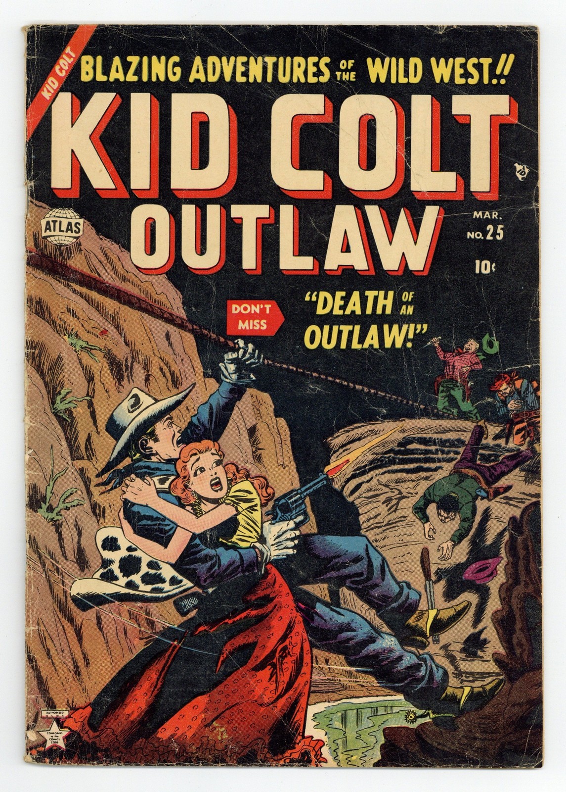 Kid Colt Outlaw #25 GD/VG 3.0 1953