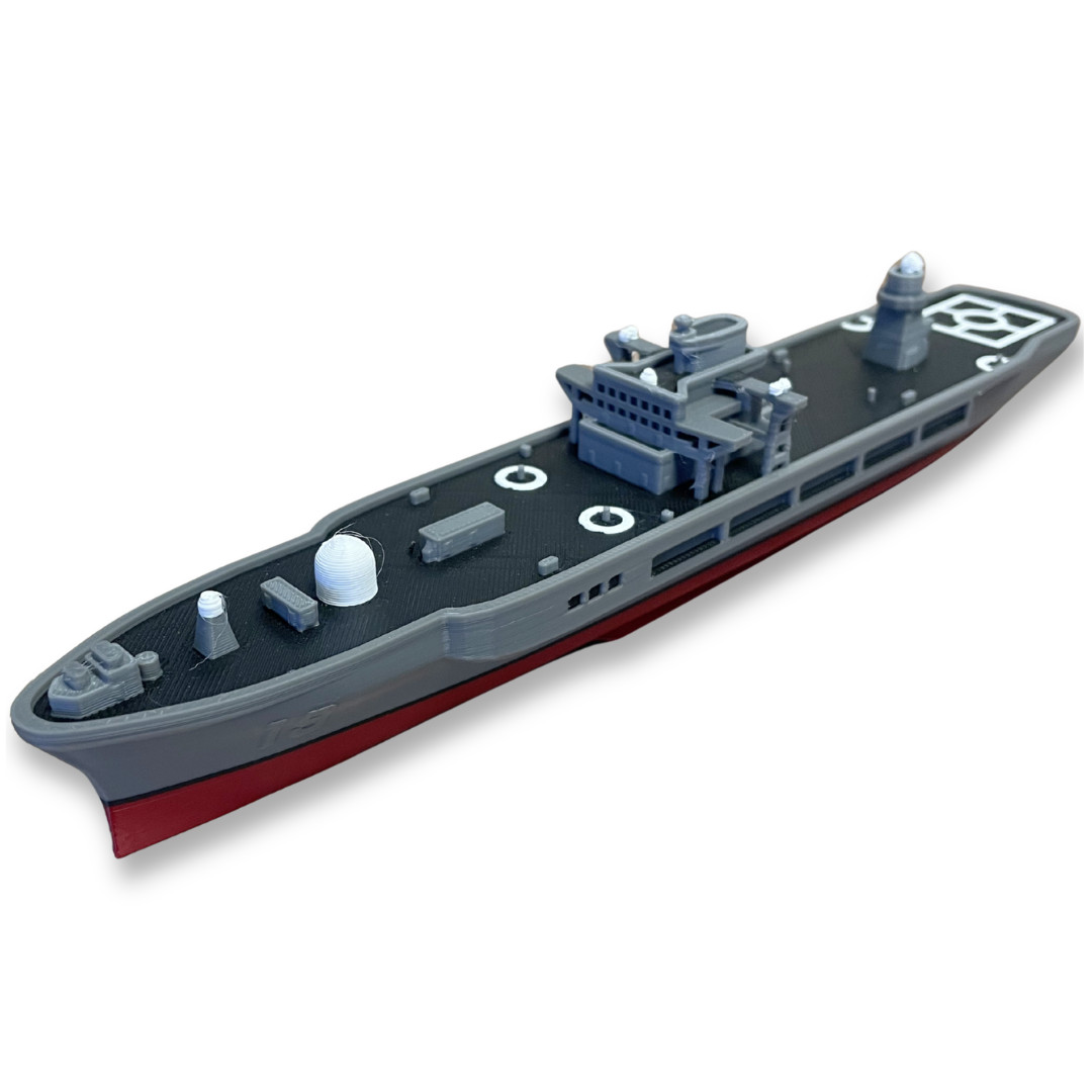 USS Blue Ridge LCC-19 Model Ship – 10-Inch Navy Command Ship Replica