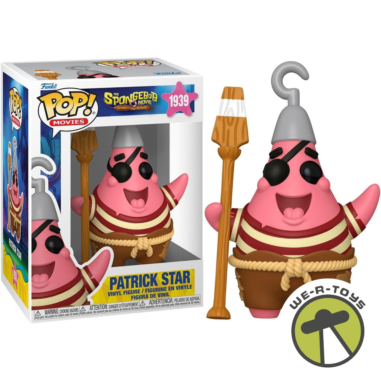 Funko Pop Movies 1939 The Spongebob Movie Patrick Star Vinyl Figure