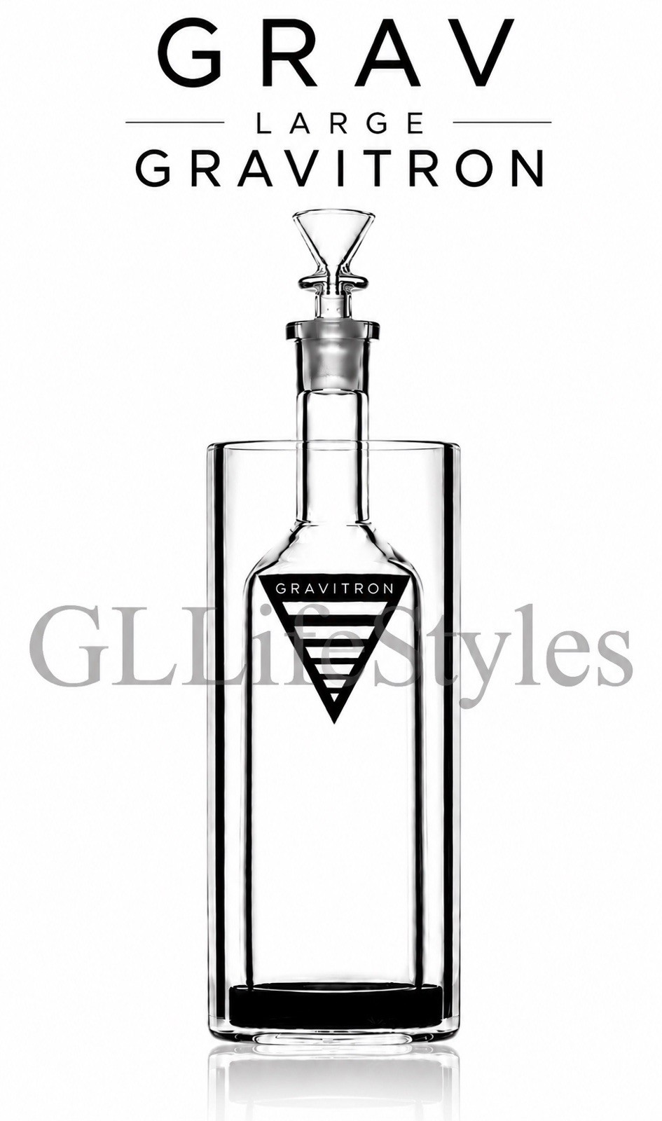 GRAV® LARGE GRAVITRON® Gravity Bong, THICK 5mm Glass, Authorized Dealer