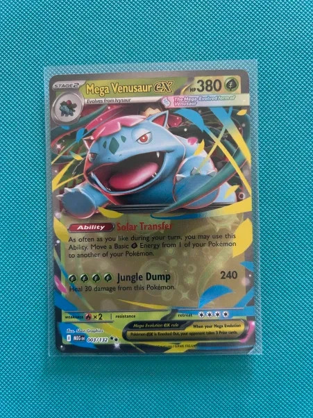 Mega Venusaur ex 003/132 - Mega Evolutions - English - Pokemon TCG