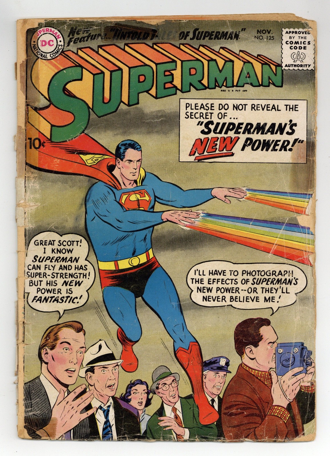 Superman #125 FR 1.0 1958