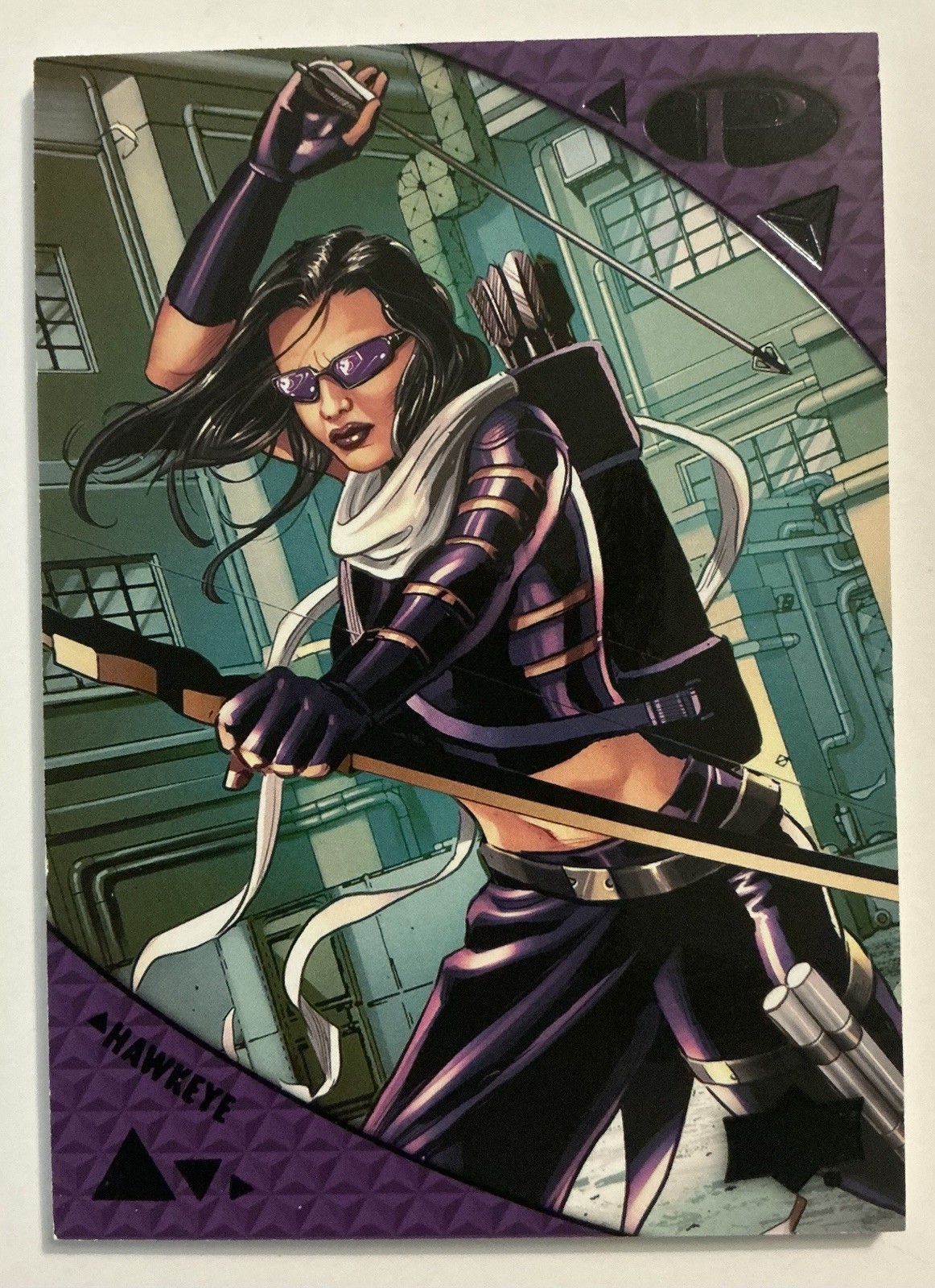 2019 Upper Deck Marvel Premier Hawkeye Kate Bishop 1/1 Black One Of One