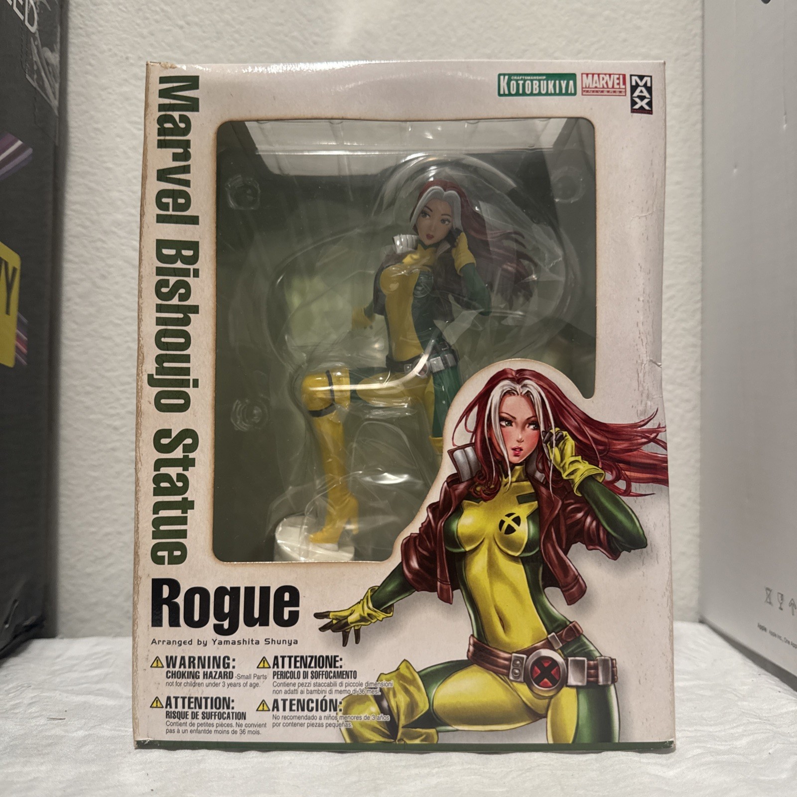 Marvel X-Men Rogue Bishoujo Statue Kotobukiya Figure Brand New, Inde Navarrete Marvel X-Men Rogue Bishoujo Statue Kotobukiya Figure Brand New, Inde Navarrete