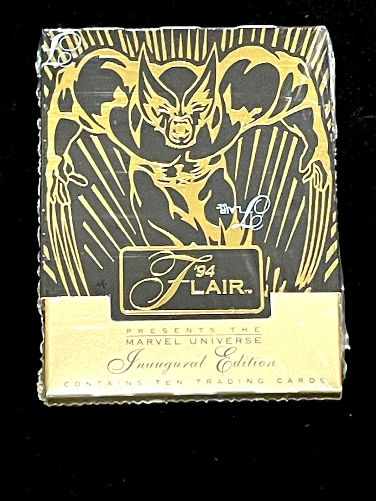 1994 Flair Marvel Universe Inaugural Edition Gold Variation PACK W/Free Shipping 1994 Flair Marvel Universe Inaugural Edition Gold Variation PACK W/Free Shipping