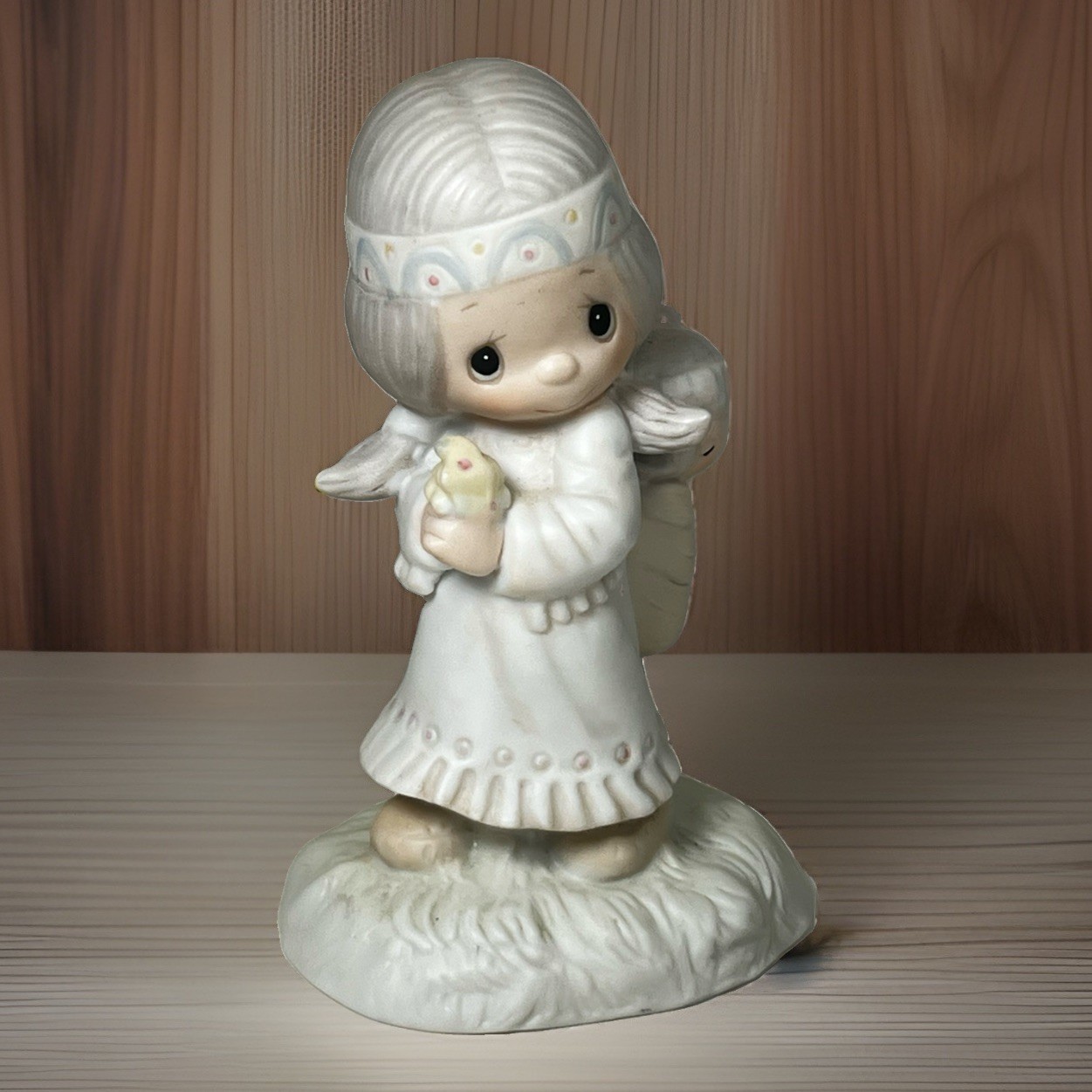 Precious Moments His Burden Is Light Original 21 - 1977 No Box Mint Condition 