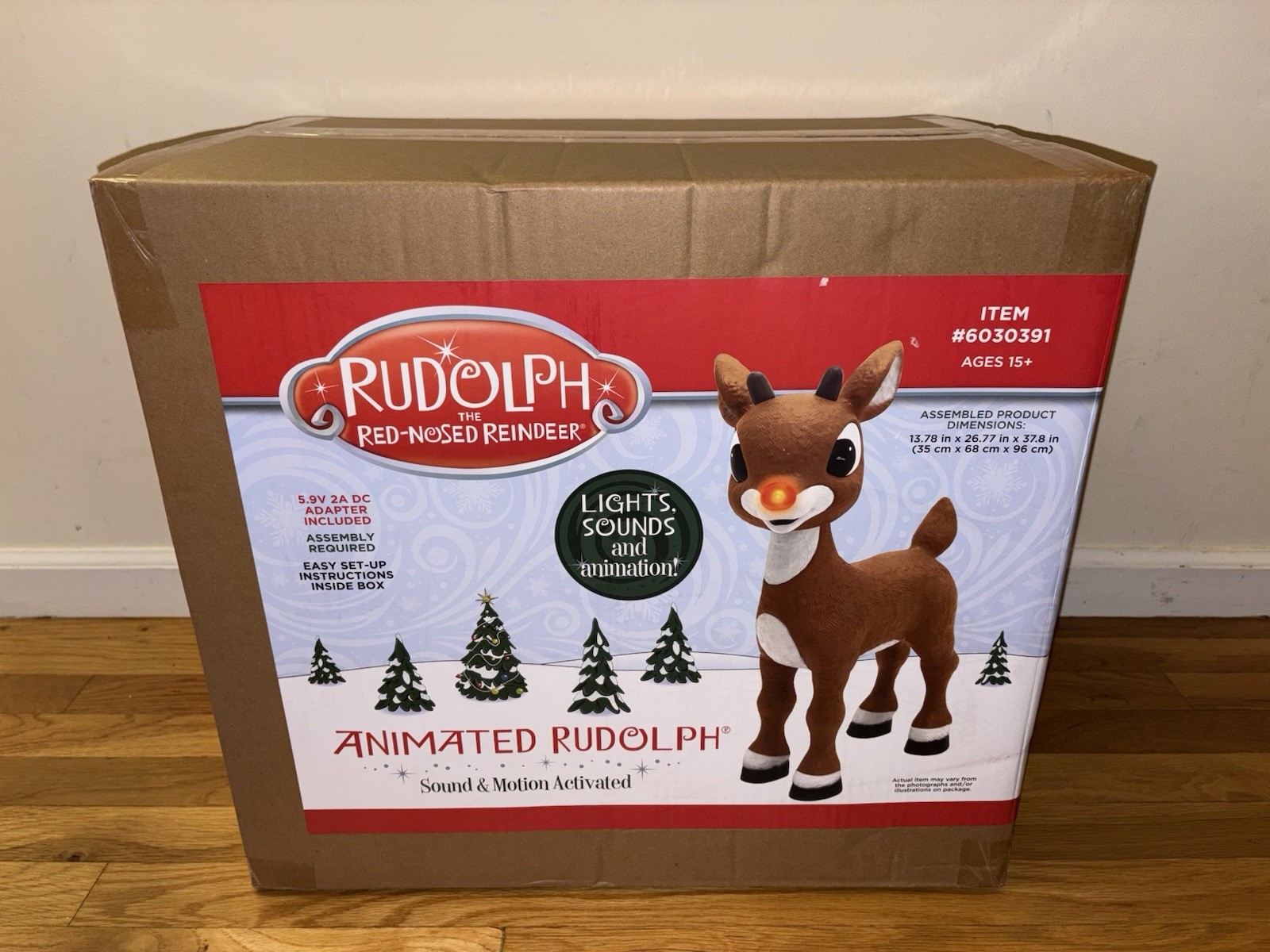 3.1 Ft Lowe's Rudolph The Red Nose Reindeer Animatronic Christmas Decoration NEW 3.1 Ft Lowe's Rudolph The Red Nose Reindeer Animatronic Christmas Decoration NEW