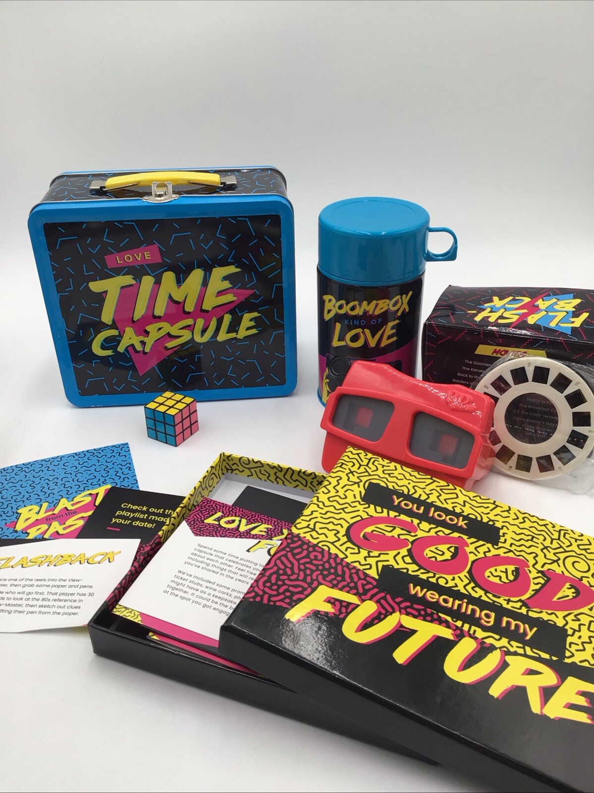 Love Time Capsule Date Box – Couples Time Capsule W/ Tin Lunch Box 3D Viewer Love Time Capsule Date Box – Couples Time Capsule W/ Tin Lunch Box 3D Viewer