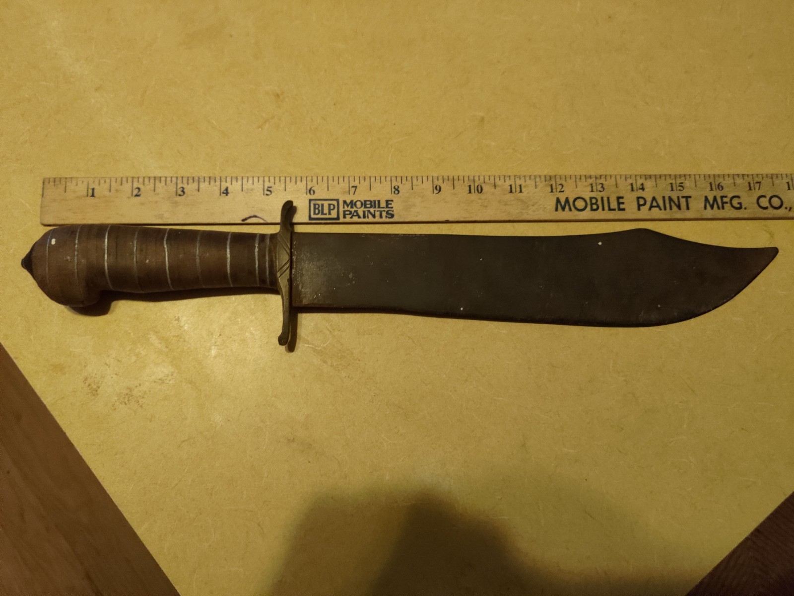Negrito Bolo Philippine WW2 Vintage Knife  Signed
