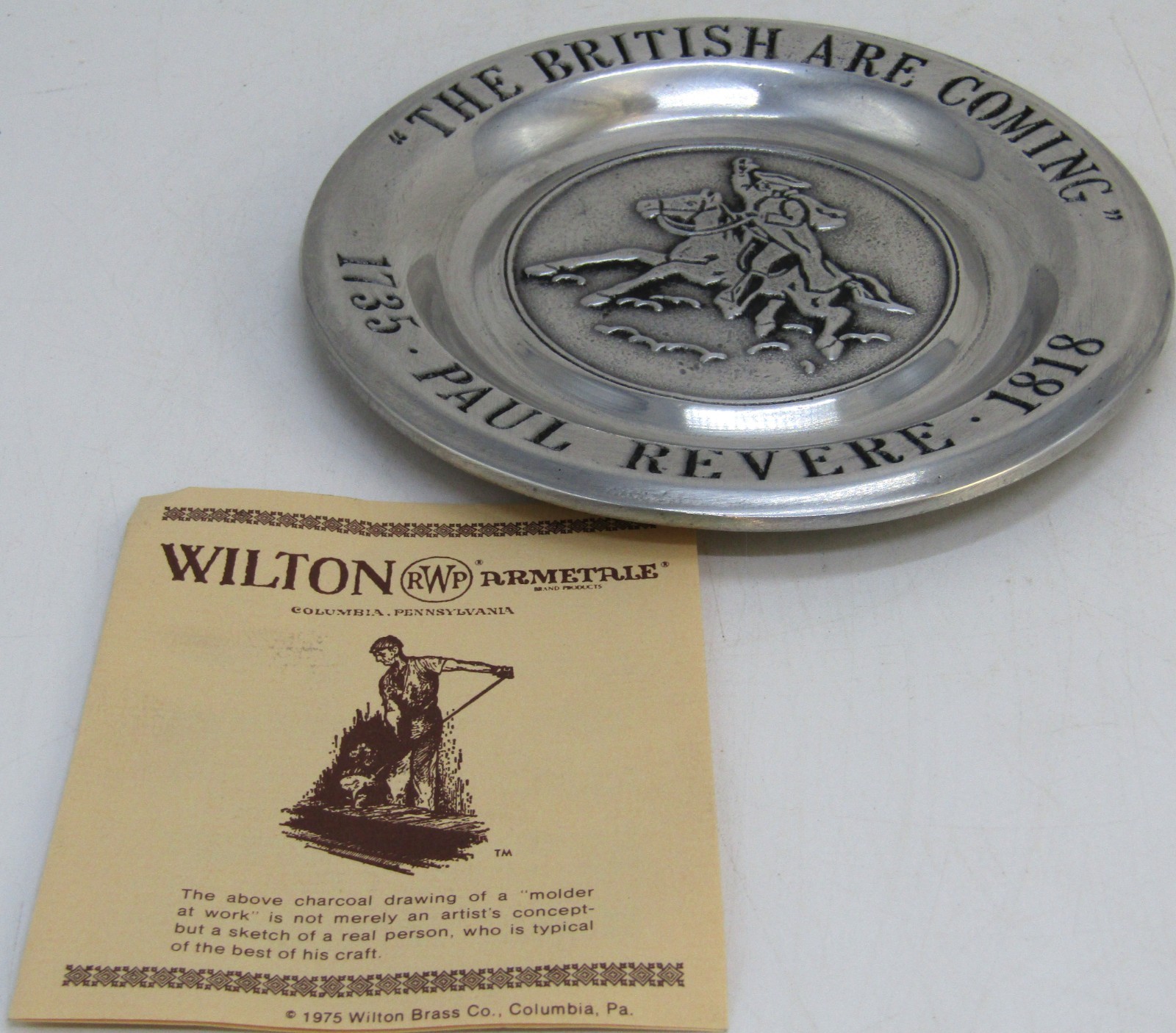 Vintage 1975 Wilton Brass Co, 6