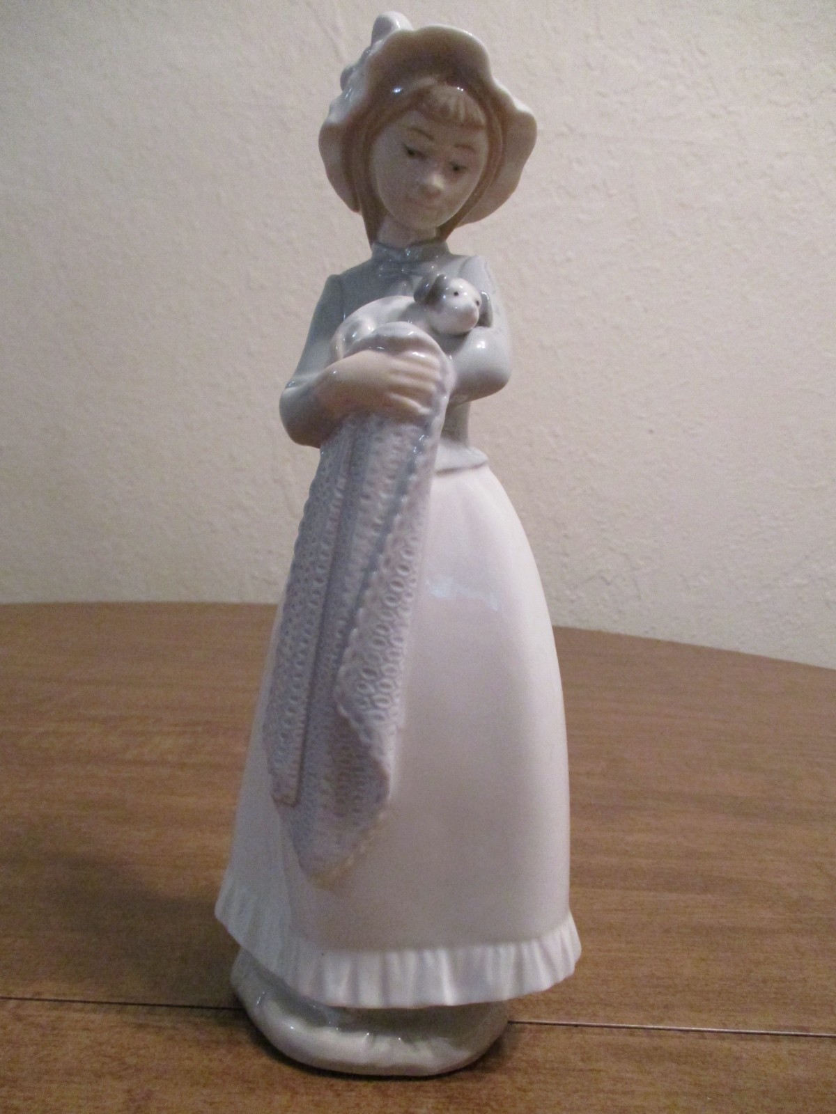 NAO BY LLADRO GIRL WITH DOG FIGURINE