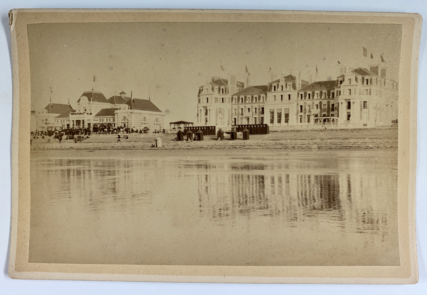 Oblin, France, Paramé, Casino and Hotel, albumen print, ca.1880 vintage albums Oblin, France, Paramé, Casino and Hotel, albumen print, ca.1880 vintage albums