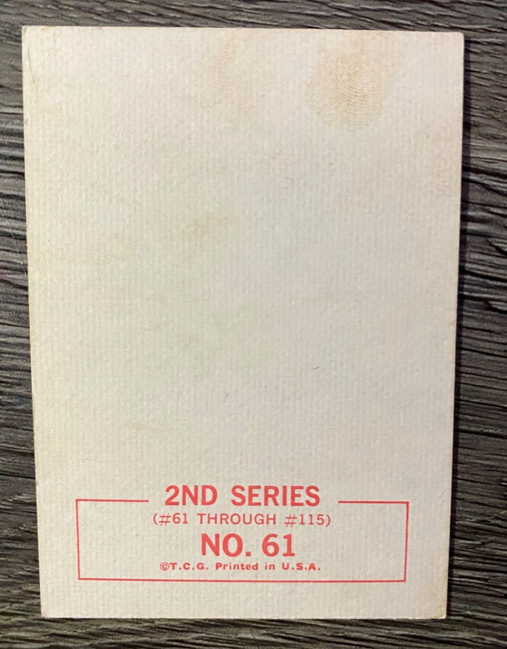 THE BEATLES (FAB FOUR) = 1964 TOPPS SERIES #2, COMPLETE SET OF 55 CARDS #61-115