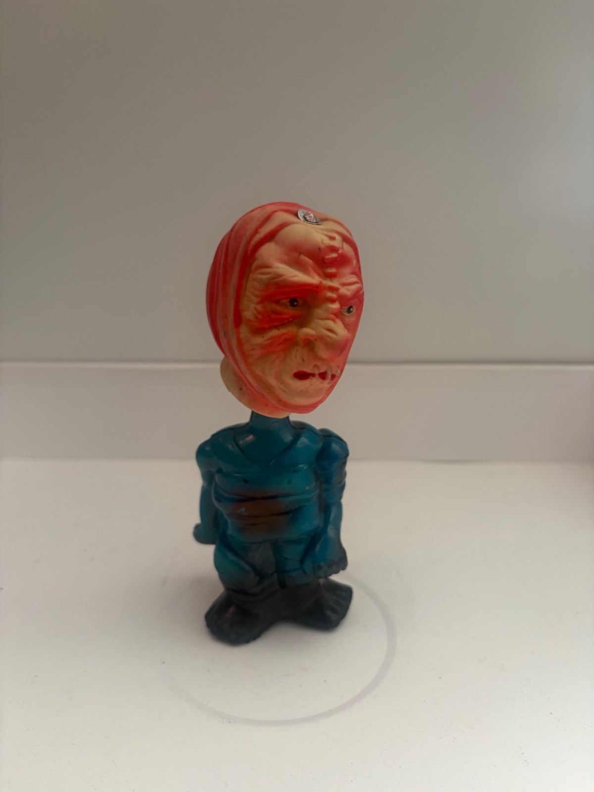 Wiggle-Ick 1967 MUMMY FRANKENSTEIN’S DAUGHTER Bobblehead nodder Vintage Figure
