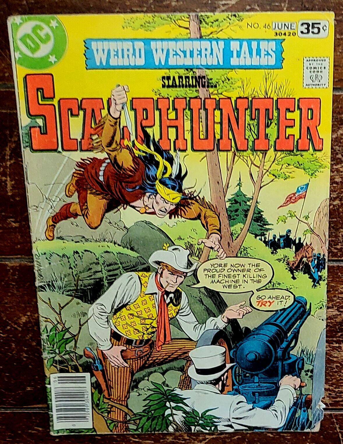 Weird Western Tales w/Scalphunter & Bat Lash #46, (DC, 1978): Savage Streets