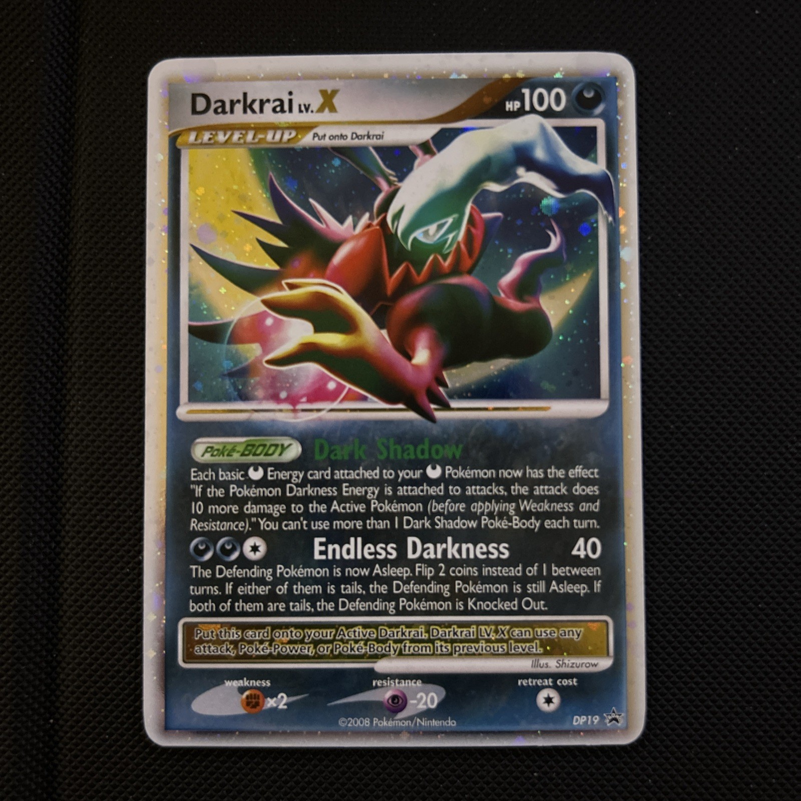 Pokemon TCG: Darkrai DP19 LV.X Pokemon TCG: Darkrai DP19 LV.X