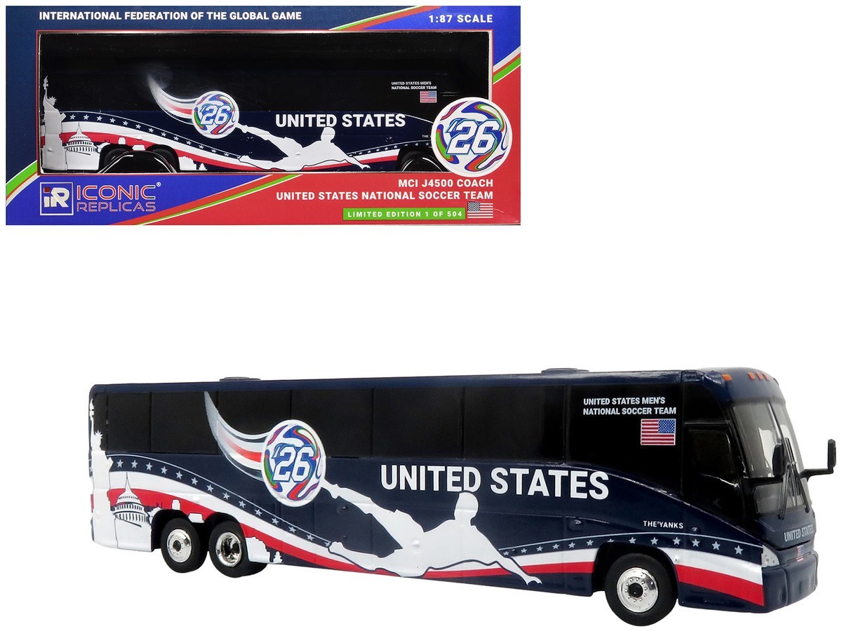 Iconic Replicas Diecast 1/87 MCI J4500 Coach Bus \
