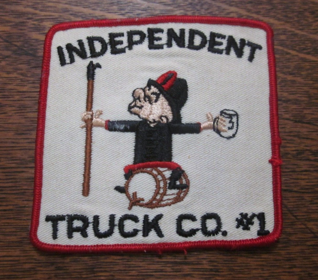 INDEPENDENT TRUCK COMPANY #1 Patch rare MR MAGOO mr. mister vintage old beer