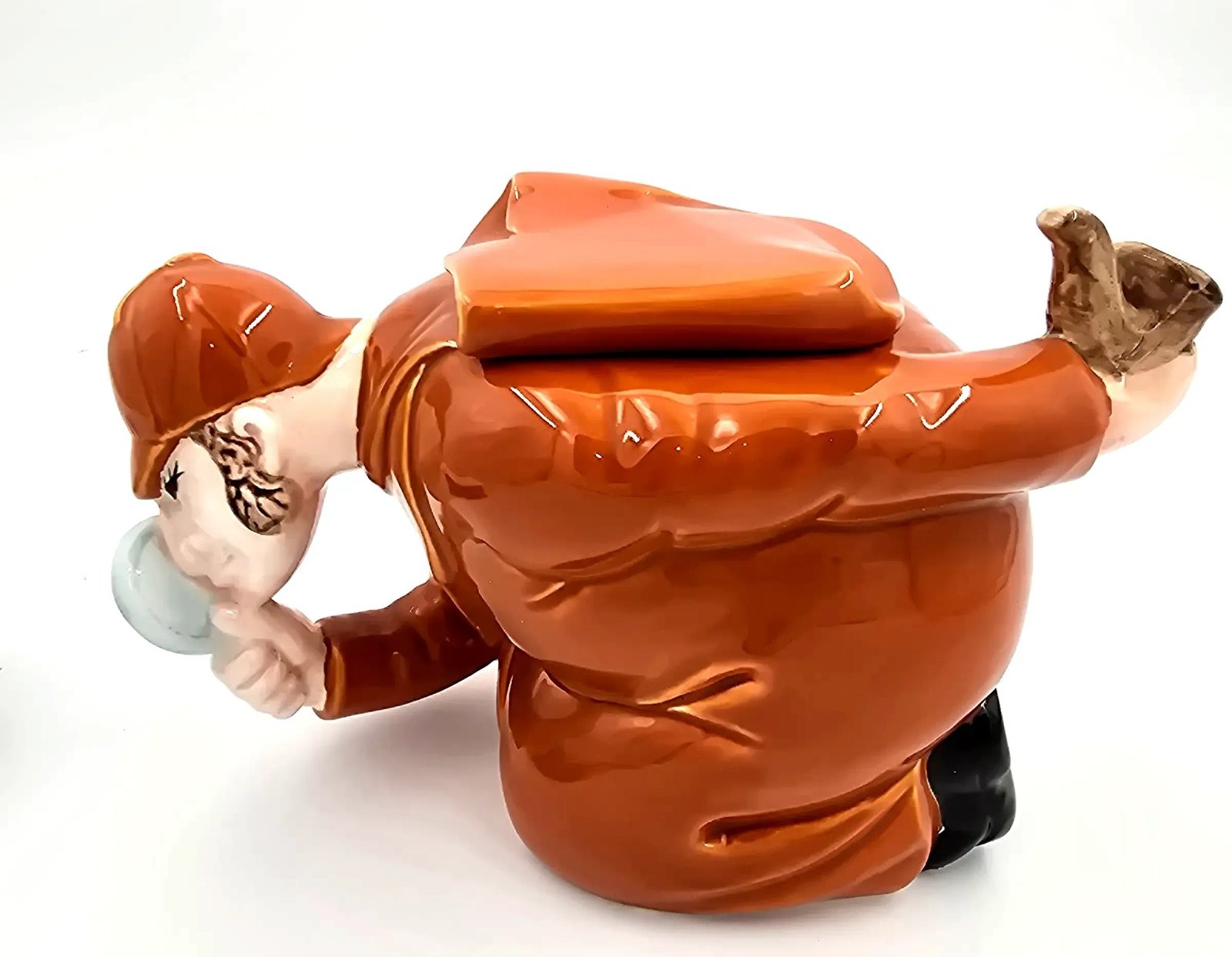 Vtg Sherlock Holmes Figural Novelty Teapot Roy Simpson Luber No 15 Japan