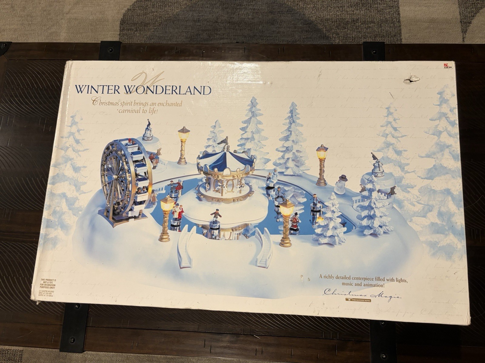 Vintage 1997 Trendmaster Christmas Magic Winter Wonderland Complete And Working