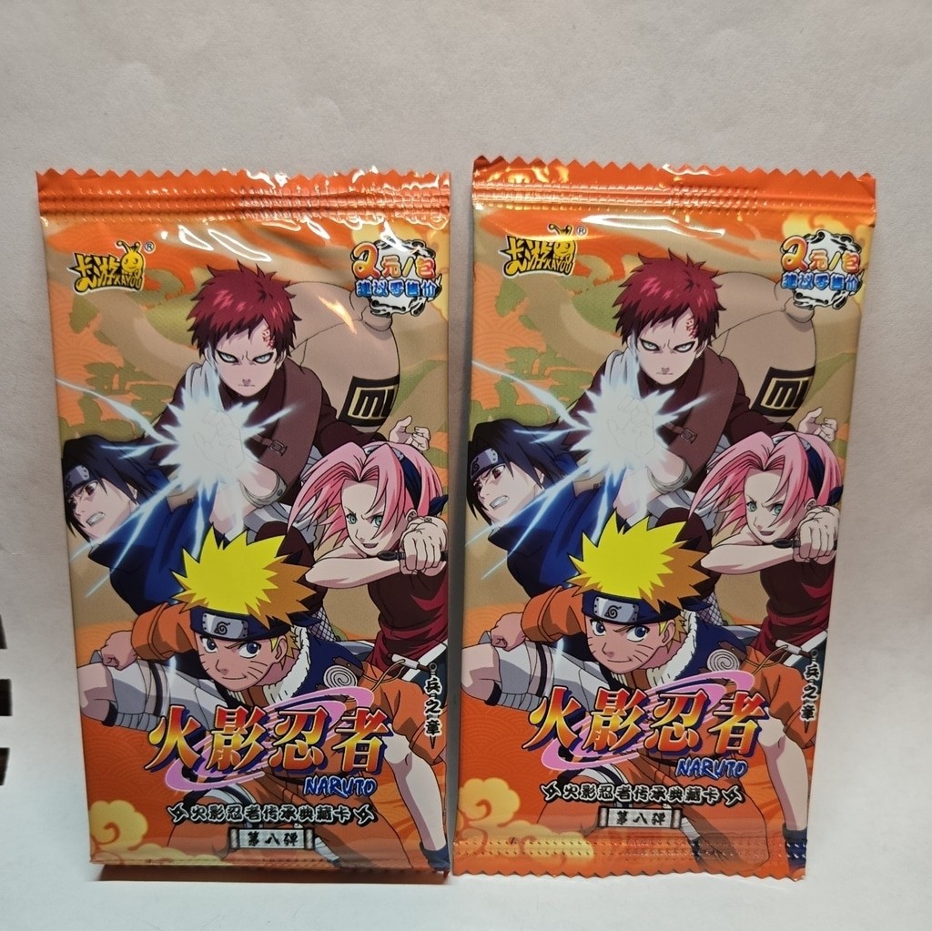 2 Naruto TCG CCG Kayou - Tier 2 Wave 8 Booster Packs - MINT 2 Packs