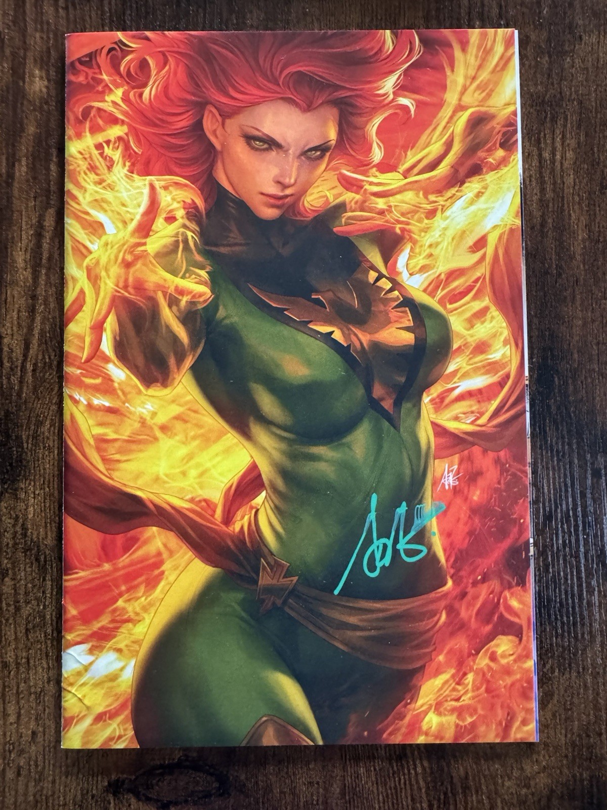 X-MEN UNITED #1 Artgerm SIGNED w/COA VARIANT EXCLUSIVE 1:100 Ratio (Sign Smear)