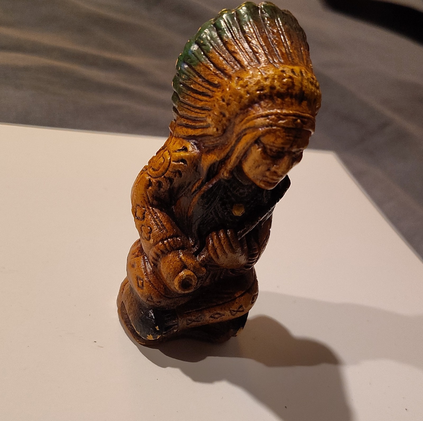 1947 MPI Native American Resin Salt & Pepper Shakers – Complete Pair
